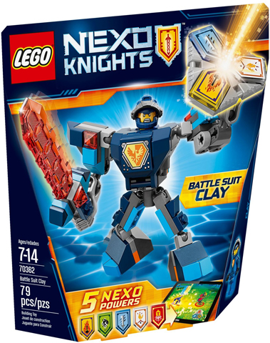 LEGO - Nexo Knights - 70362 - Battle Suit Clay - USAGÉ / USED