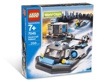 LEGO - City - 7045 - Hovercraft Hideout - USAGÉ / USED