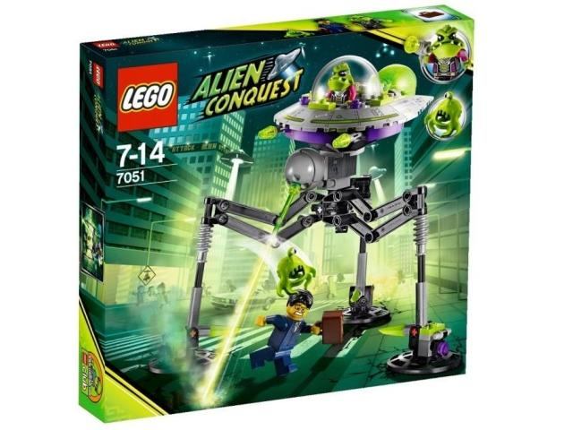 LEGO - Alien Conquest - 7051 - Tripod Invader - USAGÉ / USED