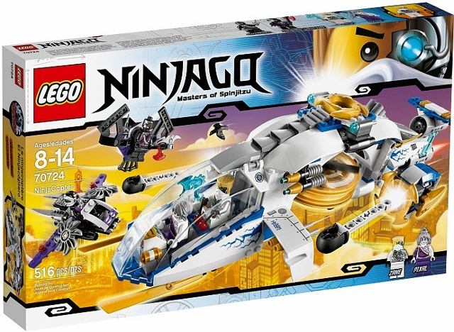 LEGO - Ninjago - 70724 - NinjaCopter - USAGÉ / USED