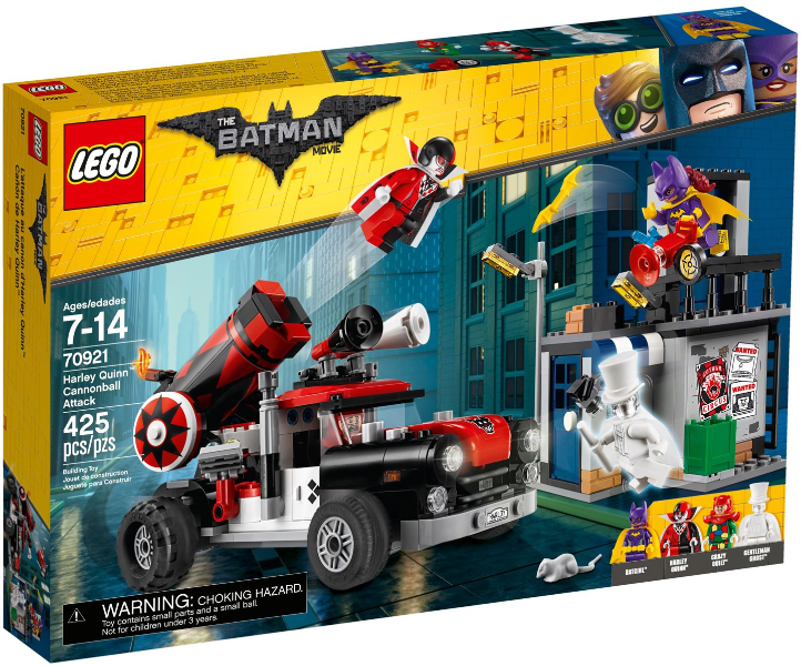 LEGO - The Batman Movie - 70921 - Harley Quinn Cannonball Attack - USAGÉ/USED