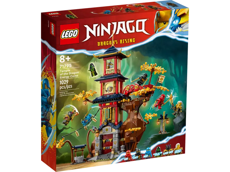 LEGO NinjaGo - 71795 - Noyaux d'énergie du Temple du Dragon - USAGÉ / USED