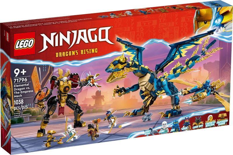 LEGO - Ninjago - 71796 - Elemental Dragon vs. the Empress Mech