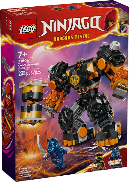 LEGO Ninjago - 71806 - Cole's Elemental Earth Mech