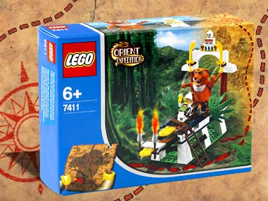 LEGO - Adventurers - 7411 - Tygurah's Roar - USAGÉ/USED