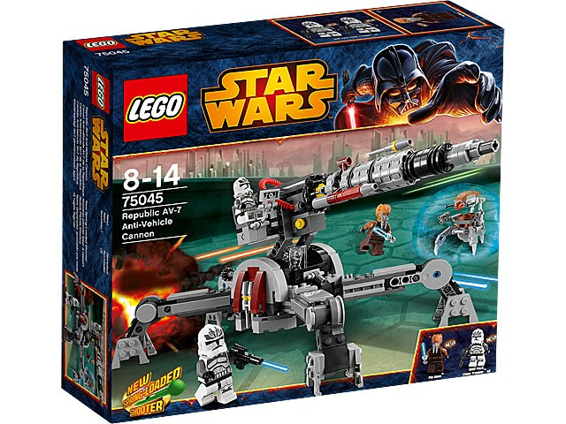 LEGO Star Wars - 75045 - Republic AV-7 Anti-Vehicle Cannon - USAGÉ / USED