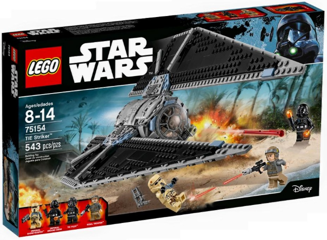 LEGO - Star Wars - 75154 -TIE Striker - USAGÉ / USED