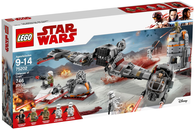 LEGO Star Wars - 75202 - Defense of Crait - USAGÉ/USED