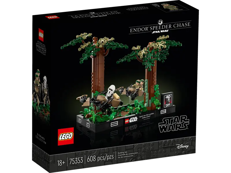 LEGO Star Wars - 75353 - Diorama de la poursuite du speeder Endor™
