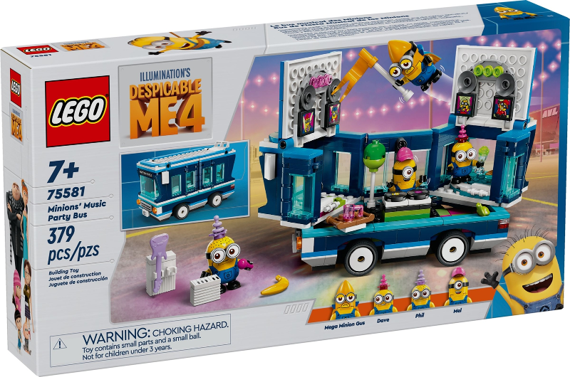 LEGO - Despicable Me - 75581 - Minions' Music Party Bus