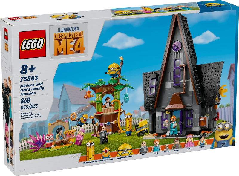 LEGO - Despicable Me - 75583 - Minions and Gru's Family Mansion