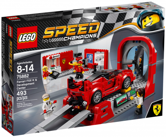LEGO Speed Champions - 75882 - Ferrari FXX K & Development Center - USAGÉ / USED