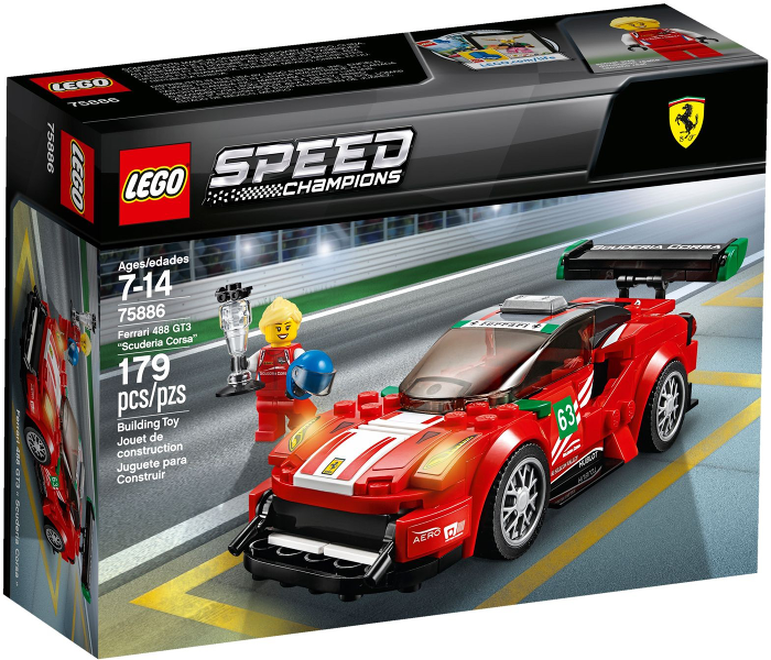 LEGO Speed ​​Champions - 75886 - Ferrari 488 GT3 "Scuderia Corsa" - USAGÉ / USED