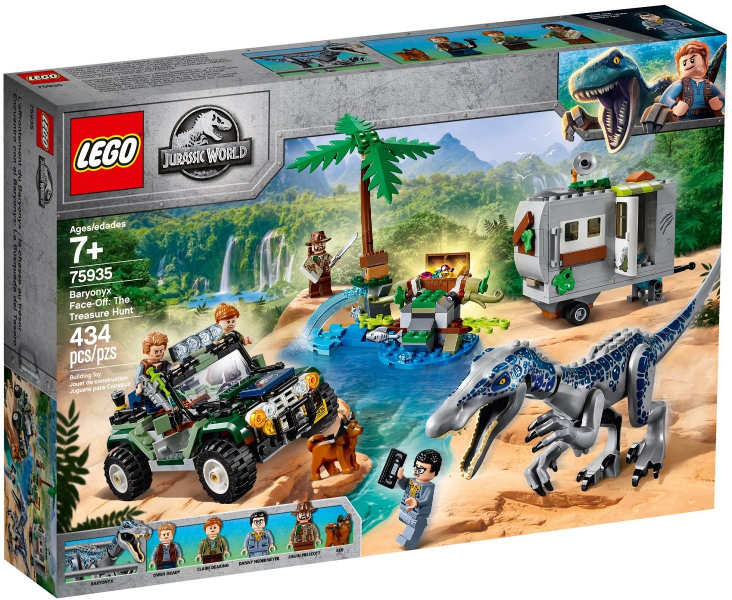 LEGO - Jurassic World - 75935 - Face-à-face avec Baryonyx : La chasse au trésor