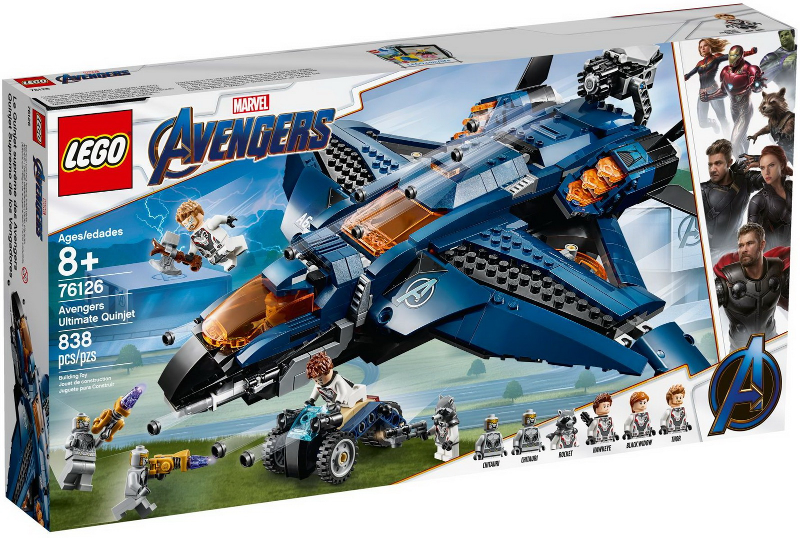 LEGO Marvel - 76126 - Avengers Ultimate Quinjet - USAGÉ/USED