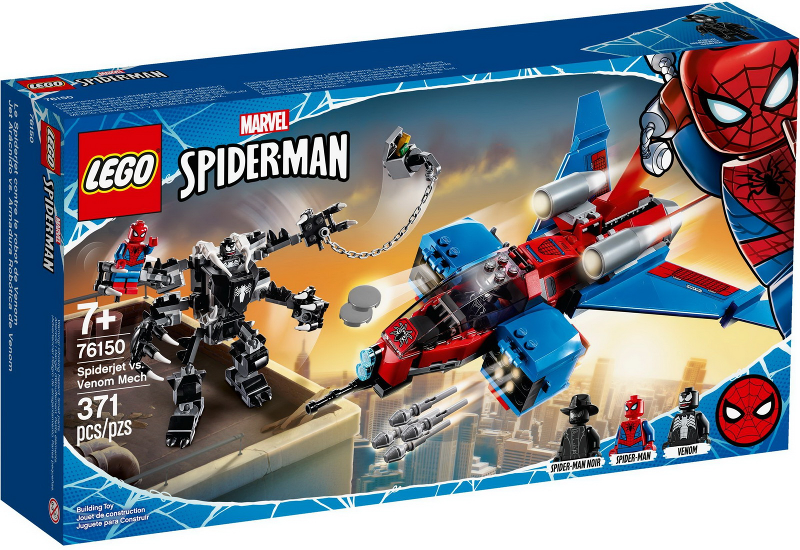 LEGO - Marvel - 76150 - Spiderjet vs. Venom Mech - USAGÉ / USED