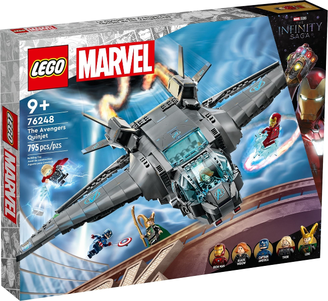 LEGO Marvel - 76248 - The Avengers Quinjet - USED / USAGÉ