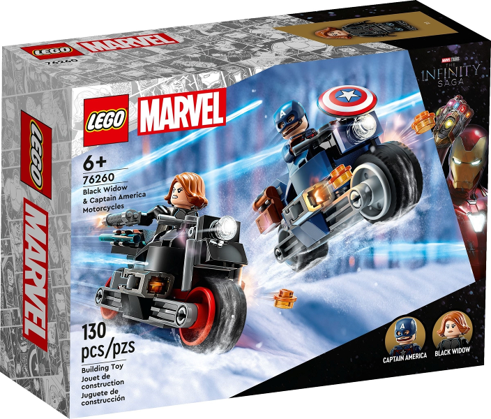 LEGO - Marvel - 76260 - Black Widow & Captain America Motorcycles