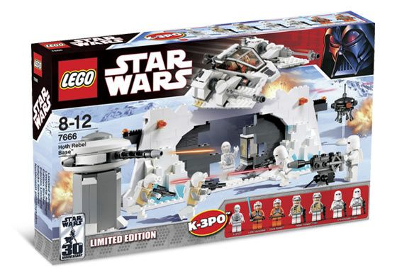 LEGO Star Wars - 7666 - Hoth Rebel Base - USAGÉ/USED