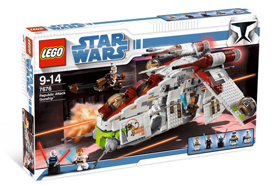Lego Star Wars - 7676 - Republic Attack Gunship
