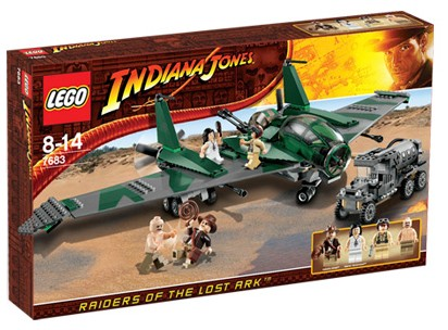 LEGO - Indiana Jones - 7683 - Fight on the Flying Wing - USAGÉ/USED