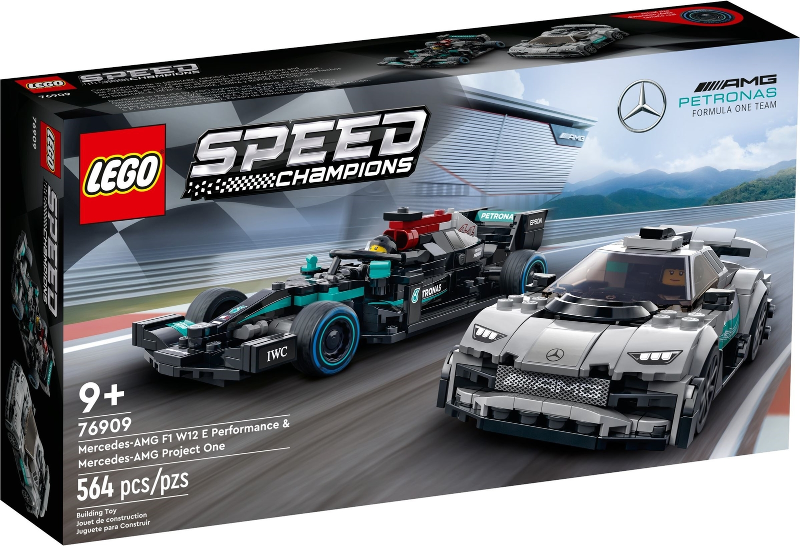 LEGO Speed Champions - 76909 - Mercedes-AMG F1 W12 E Performance & Mercedes-AMG Project One - USAGÉ / USED