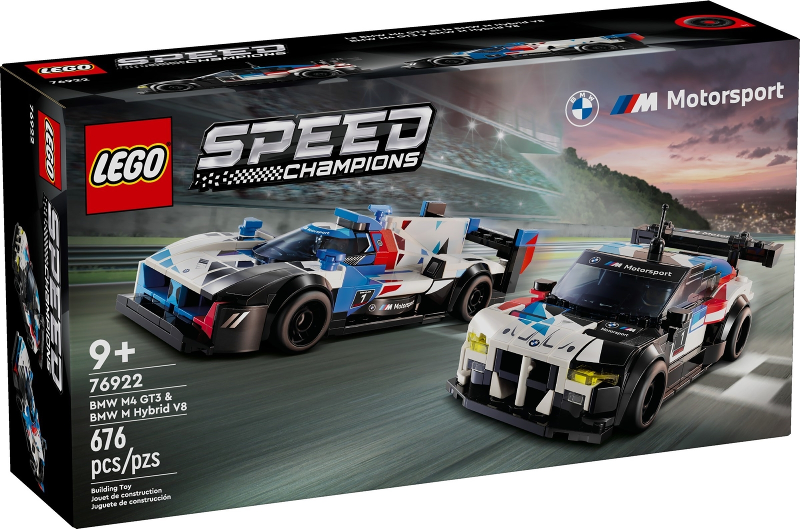 LEGO - Speed Champions - 76922 - BMW M4 GT3 & BMW M Hybrid V8