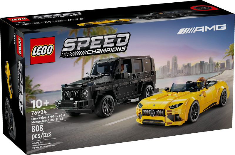 LEGO - Speed Champions - 76924 - Mercedes-AMG G 63 & Mercedes-AMG SL 63