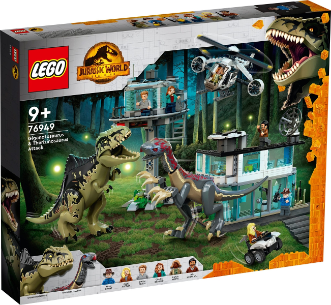 LEGO - Jurassic World - 76949 - Giganotosaurus & Therizinosaurus Attack
