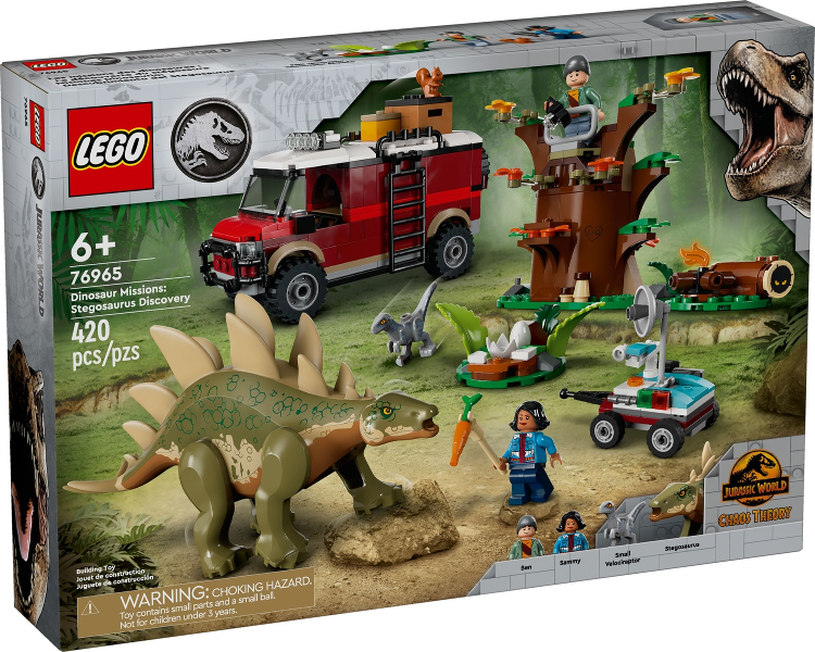 LEGO - Jurassic World - 76965 - Dinosaur Missions Stegosaurus Discovery