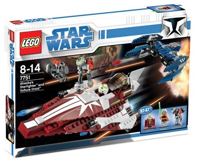 LEGO Star Wars - 7751 - Ahsoka's Starfighter and Vulture Droid - USAGÉ / USED