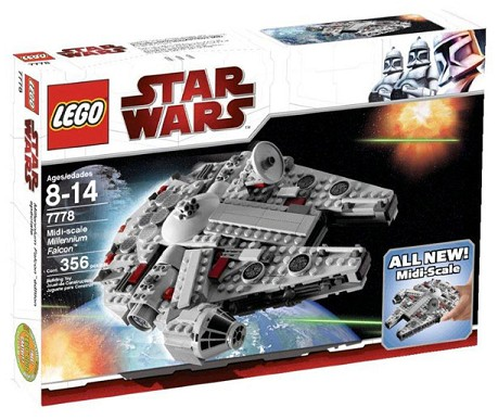 LEGO Star Wars - 7778 - Midi-Scale Millennium Falcon - USAGÉ / USED
