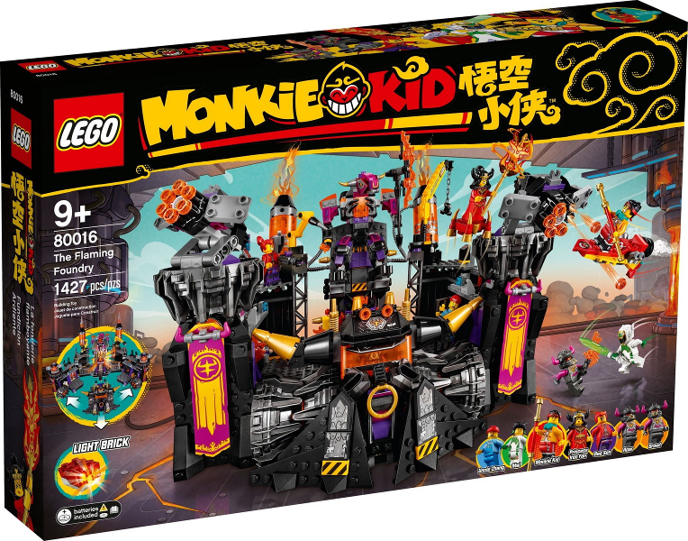 LEGO Monkie Kid - 80016 - The Flaming Foundry