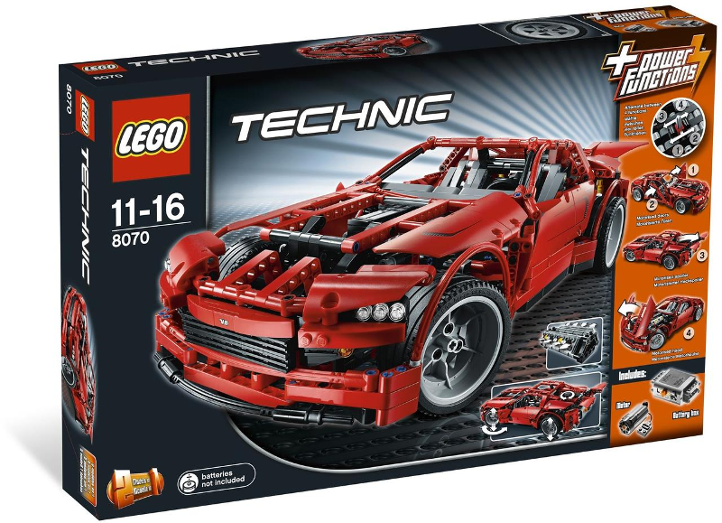 LEGO Technic - 8070 - Supercar - USAGÉ / USED