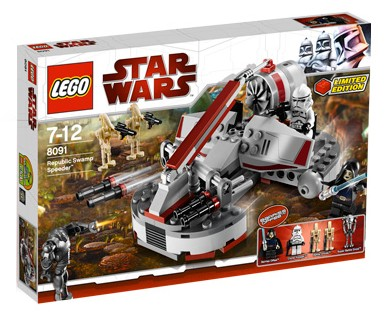 LEGO - Star Wars - 8091 - Republic Swamp Speeder - USAGÉ / USED