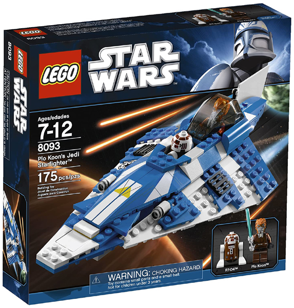 LEGO Star Wars - 8093 - Plo Koon's Jedi Starfighter - USAGÉ / USED
