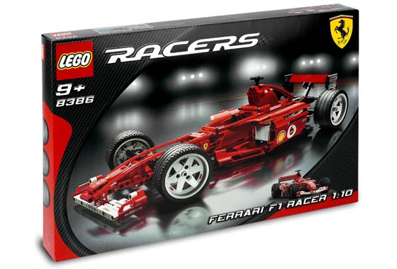 LEGO Racers - 8386 - Ferrari F1 Racer 1:10 - Open box , scealed bags