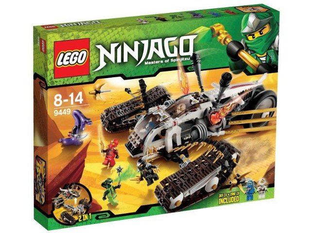 LEGO - Ninjago - 9449 - Ultra Sonic Raider - USAGÉ / USED