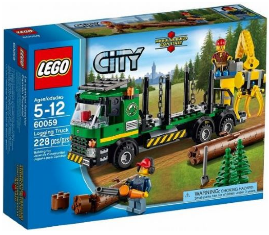 LEGO City - 60059 - Logging Truck - USED / USAGÉ