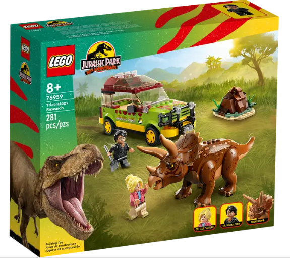 LEGO Jurassic Park - 76959 - La recherche sur le tricératops