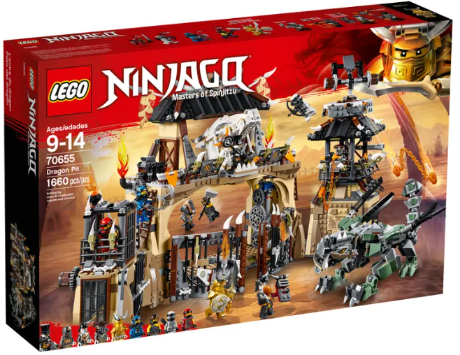 LEGO NinjaGo - 70655 - Dragon Pit - USED / USAGÉ