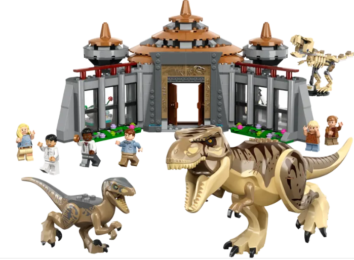 LEGO Jurassic Park - 76961 - Visitor Center: T. rex & Raptor Attack