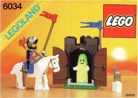 LEGO LEGOLAND - 6034 - Black Monarch's Ghost - USED / USAGÉ