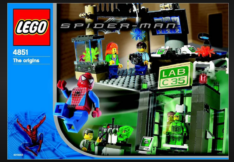 LEGO - Spider-Man - 4851 - The Origins - USAGÉ / USED