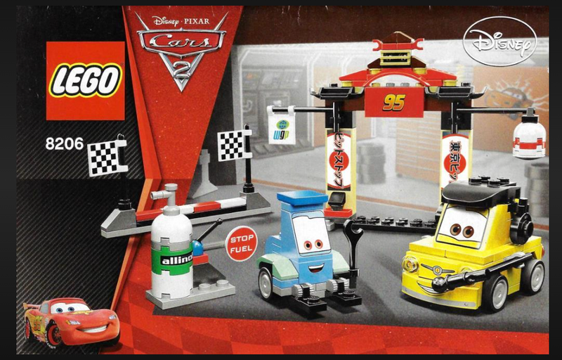 LEGO Cars - 8206 - Tokyo Pit Stop - USAGÉ / USED