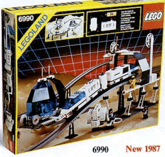 Legoland system - 6990 - Futuron Monorail - USED