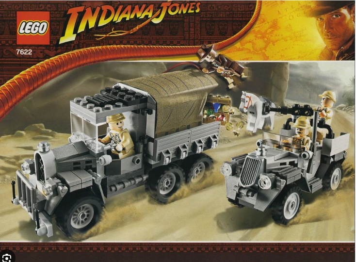 LEGO Indiana Jones - 7622 - Race for the Stolen Treasure - USAGÉ / USED