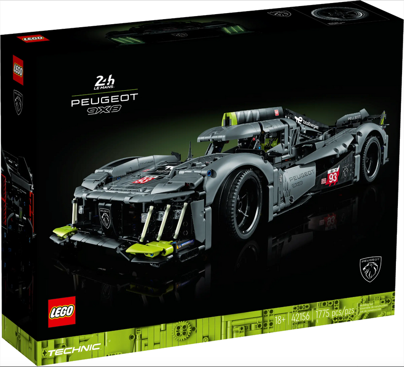 LEGO TECHNIC - 42156 - PEUGEOT 9X8 24H Le Mans Hybrid Hypercar