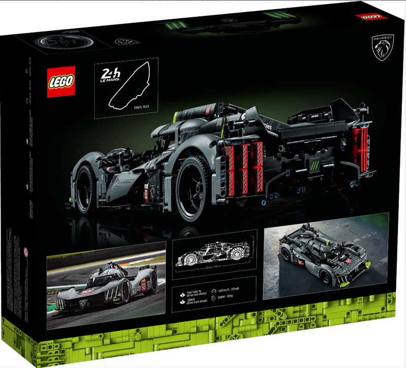 LEGO TECHNIC - 42156 - PEUGEOT 9X8 24H Le Mans Hybrid Hypercar