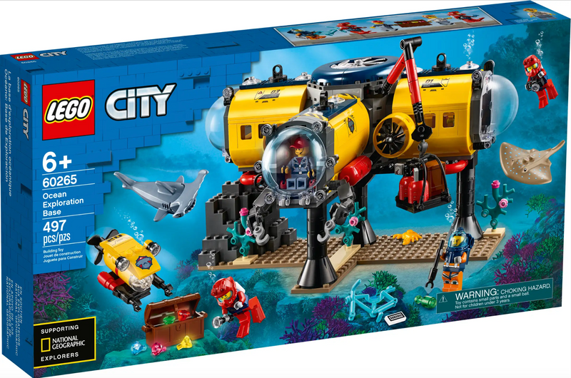 LEGO CITY - 60265 - Base d'exploration océanique